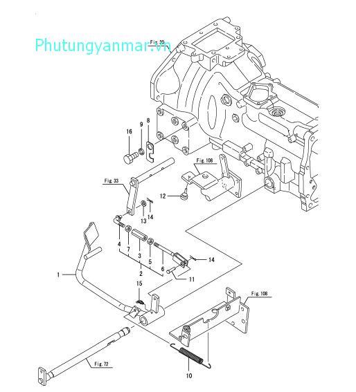 Bàn đạp ly hợp 1 